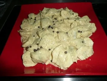 Rezept: GLASFOOD 3:Artischockenherzen in Honig-Senf-Dill mit Ziegenkäse Bild Nr. 2 GLASFOOD 3:Artischockenherzen in Honig-Senf-Dill mit Ziegenkäse - Rezept - Bild Nr. 2