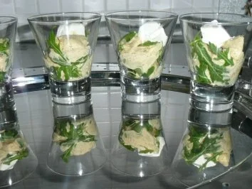 Rezept: GLASFOOD 3:Artischockenherzen in Honig-Senf-Dill mit Ziegenkäse Bild Nr. 3 GLASFOOD 3:Artischockenherzen in Honig-Senf-Dill mit Ziegenkäse - Rezept - Bild Nr. 3