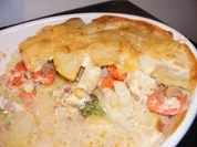 Rezept: Gemรผse-Kartoffel-Auflauf mit Fleischbeilage Bild Nr. 2 Gemรผse-Kartoffel-Auflauf mit Fleischbeilage - Rezept - Bild Nr. 2