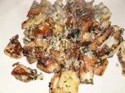 Brotrösti (Vogelheu) mit Schinken - Rezept