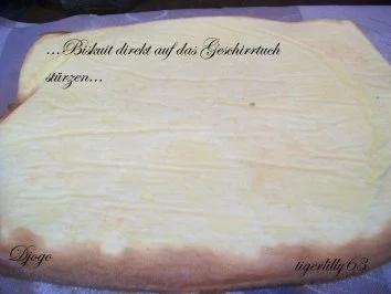 Biskuitroulade - Rezept - Bild Nr. 7