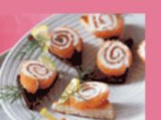 Räucherlachs-Röllchen - Rezept