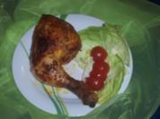 Würzige Hähnchenschenkel - Rezept