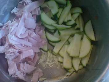 Dip / Soße "Zucchini-Schinken-Soße" - Rezept - Bild Nr. 2