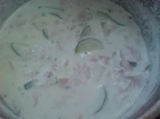 Dip / Soße "Zucchini-Schinken-Soße" - Rezept