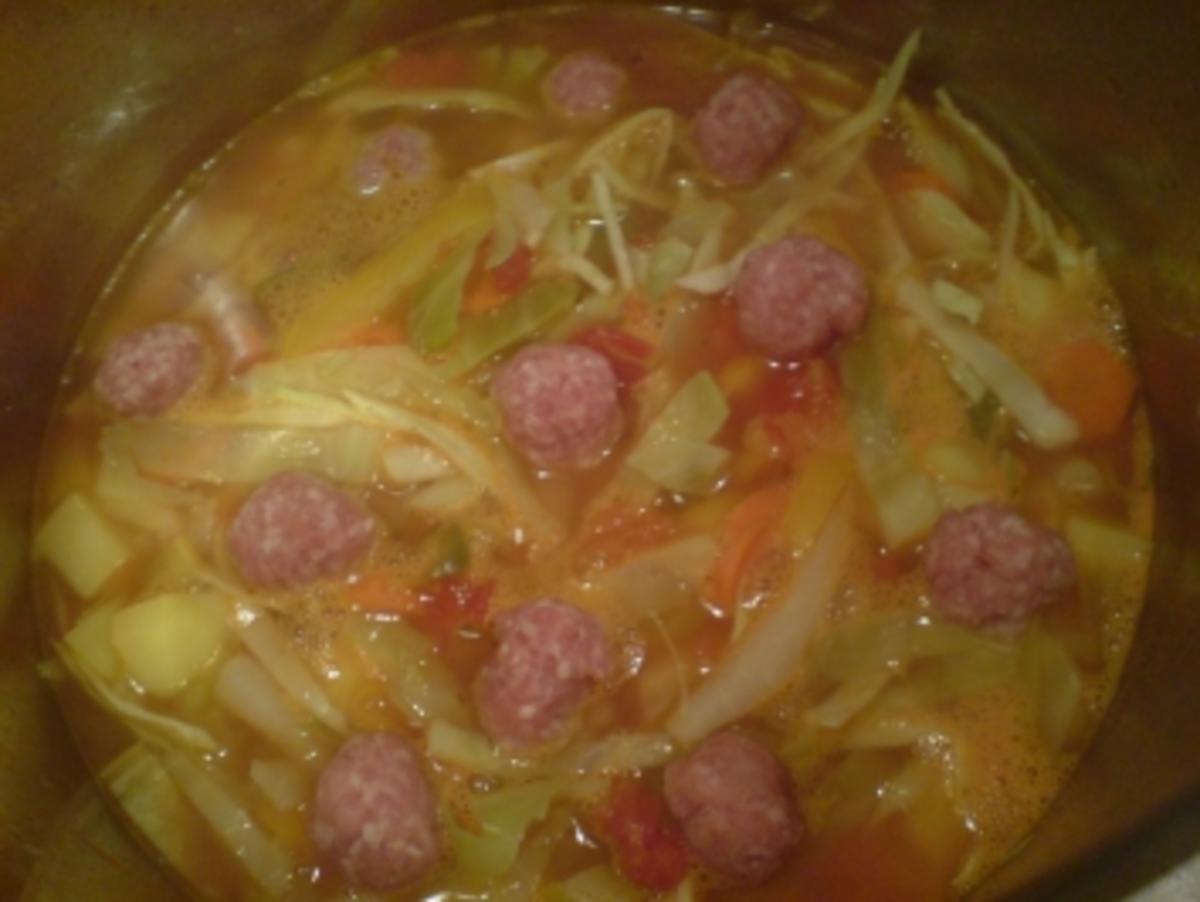 Suppe "Bunte Kohlsuppe" - Rezept - Bild Nr. 4