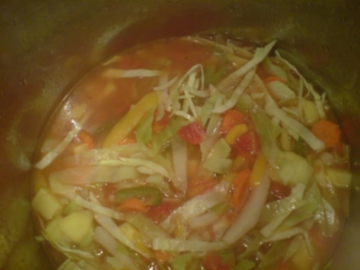 Suppe "Bunte Kohlsuppe" - Rezept - Bild Nr. 3