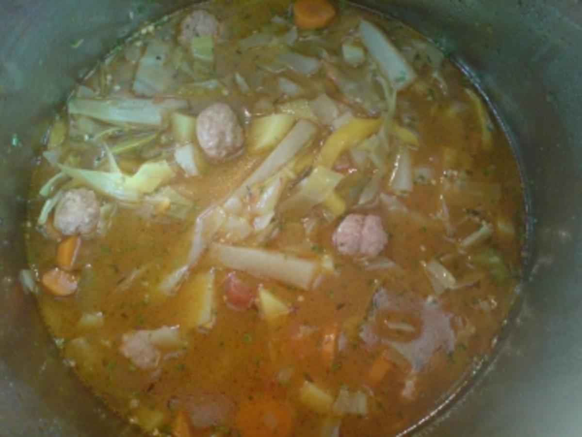 Suppe "Bunte Kohlsuppe" - Rezept - Bild Nr. 5