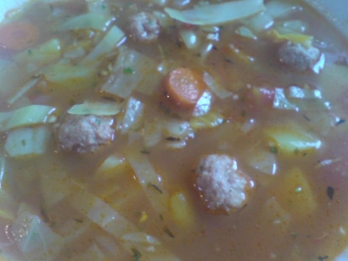 Suppe "Bunte Kohlsuppe" - Rezept