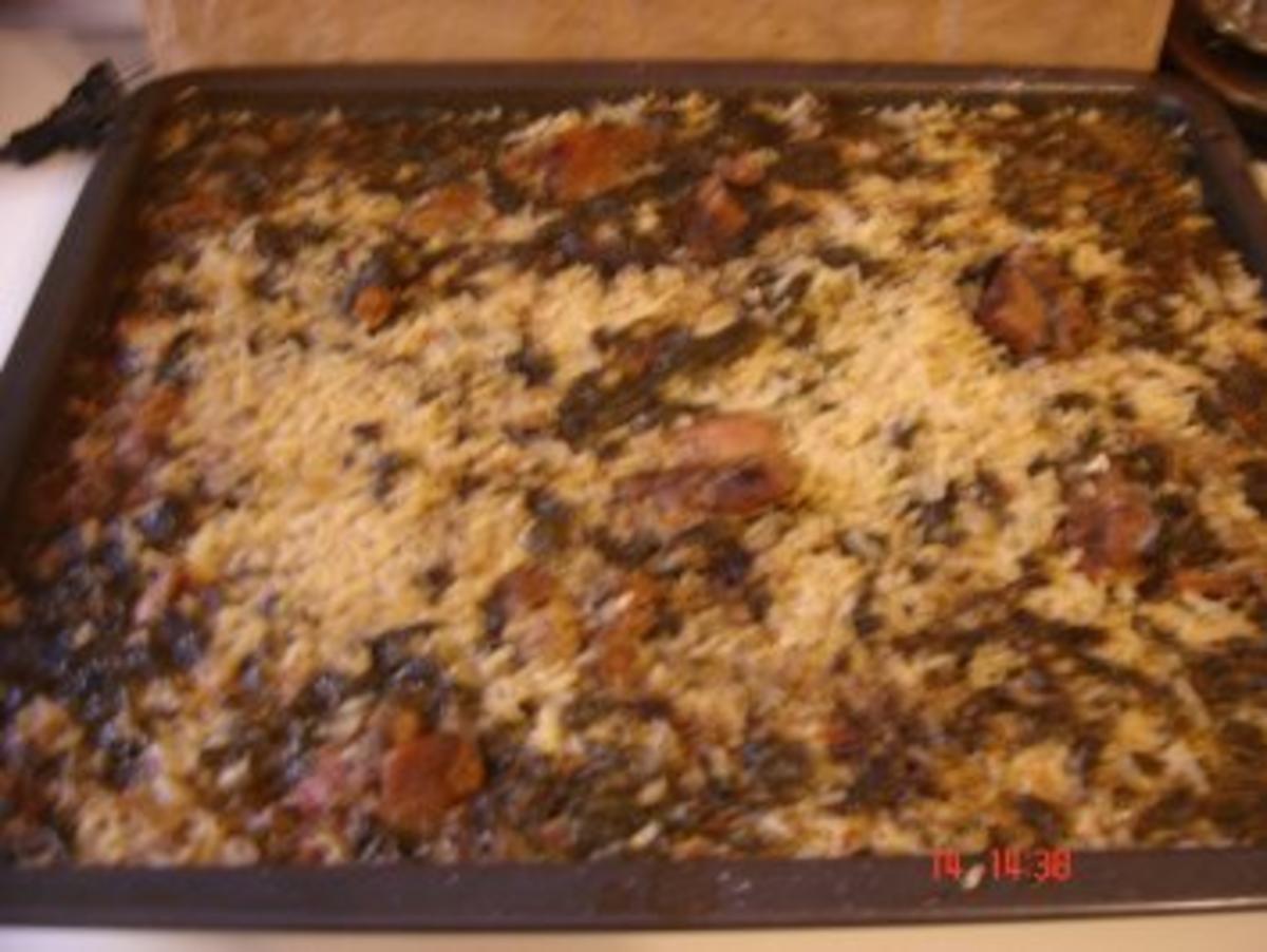 Lamm mit Reis und Spinat im Ofen - Rezept - Bild Nr. 2