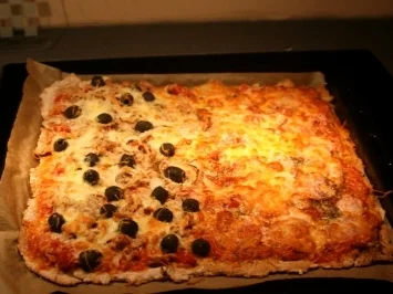 Rezept: Vollkornpizza Bild Nr. 2 Vollkornpizza - Rezept - Bild Nr. 2