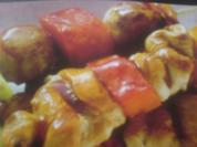Kreolischer Geflügel-Früchte -Spieß - Rezept