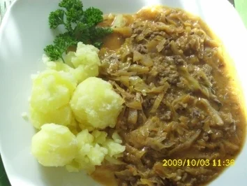 Rezept: Fleisch: Kohlrouladen für Faule Bild Nr. 4 Fleisch: Kohlrouladen für Faule - Rezept - Bild Nr. 4