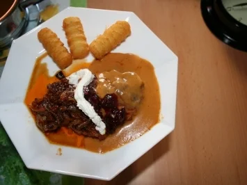 Rezept: Schweinenackensteacks mit roten leckeren Zwiebelchen Schweinenackensteacks mit roten leckeren Zwiebelchen - Rezept