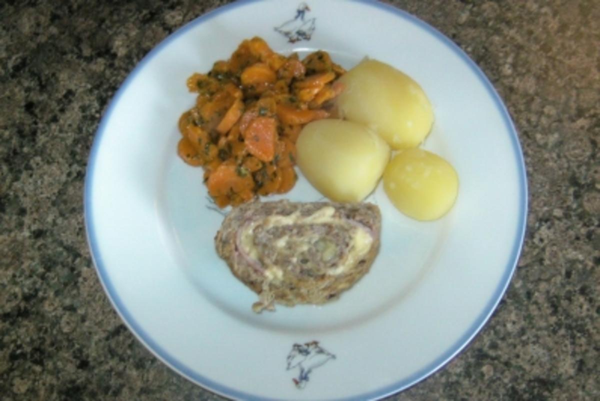 Hackbraten Cordon Bleu - Rezept - Bild Nr. 2