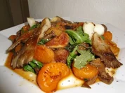 Rezept: Austernpilze auf Rucola Austernpilze auf Rucola - Rezept