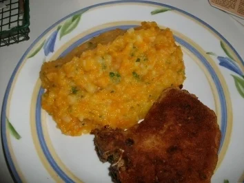 omis Möhrengemüse mit Paniertem Schweine Kotellet - Rezept - Bild Nr. 3