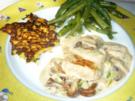 Schweinefilet mit Pilzrahm - Rezept