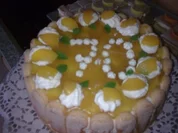 Pfirsich-Joghurt-Torte - Rezept