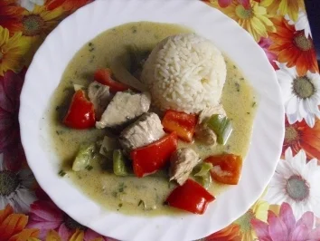 Puten-Paprika-Curry - Rezept