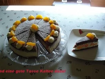 Schnelle Mandarinen-Käse-Sahne - Rezept