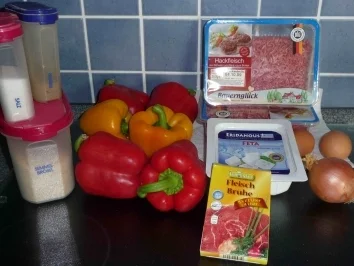 Rezept: Gefüllte Paprikaschoten Bild Nr. 2 Gefüllte Paprikaschoten - Rezept - Bild Nr. 2