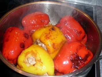 Rezept: Gefüllte Paprikaschoten Bild Nr. 7 Gefüllte Paprikaschoten - Rezept - Bild Nr. 7