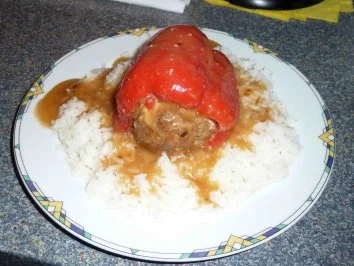 Rezept: Gefüllte Paprikaschoten Gefüllte Paprikaschoten - Rezept