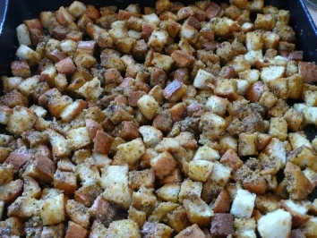 mediteran geröstete,würzige Brotwürfel - Rezept - Bild Nr. 6
