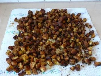 mediteran geröstete,würzige Brotwürfel - Rezept - Bild Nr. 7