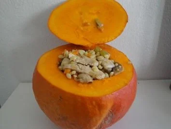 Gefüllter Kürbis Surprise - Rezept - Bild Nr. 2