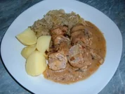Rezept: Rouladen mit Sauerkraut Rouladen mit Sauerkraut - Rezept