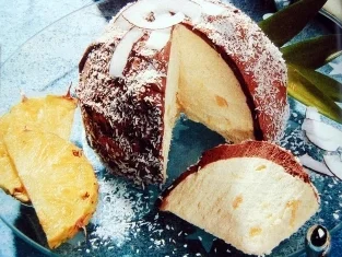 Ananas Eisbombe - Rezept