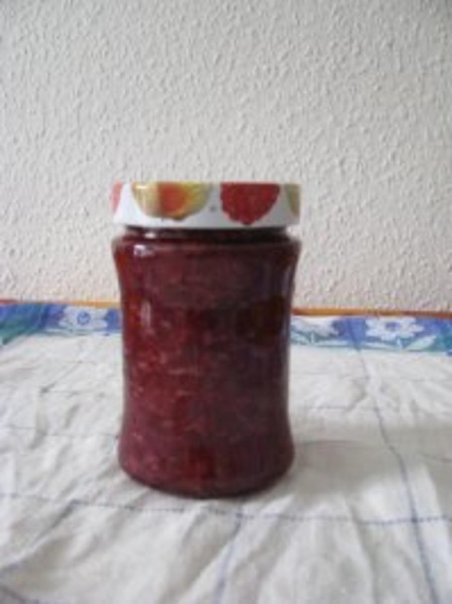 Bilder für Apfel-Himbeer-Marmelade - Rezept