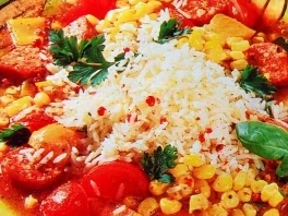 Kreolischer Gemüse Wurst Topf - Rezept