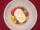 Früchteminestrone mit Zitronenmousse - Rezept