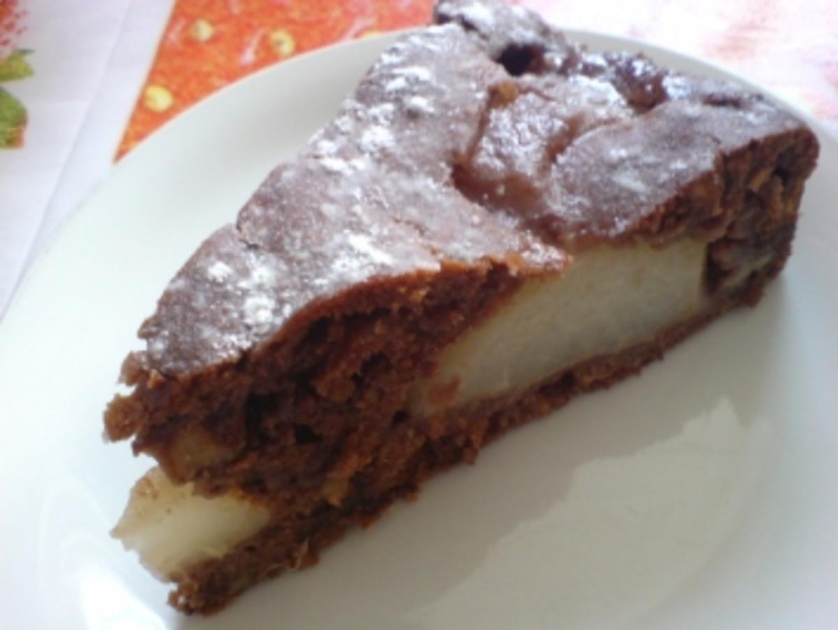Birnen-Schoko-Nuss-Torte - Rezept - Bild Nr. 2