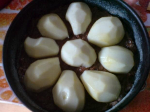 Birnen-Schoko-Nuss-Torte - Rezept mit Bild - kochbar.de