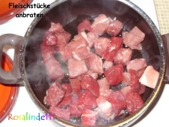 Gemischtes Gulasch a la Linda mit Kartoffelbrei - Rezept - Bild Nr. 4