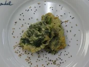 Tunfisch im Spinat-Tempuramantel mit Sesam-Soja-Honigdipp - Rezept