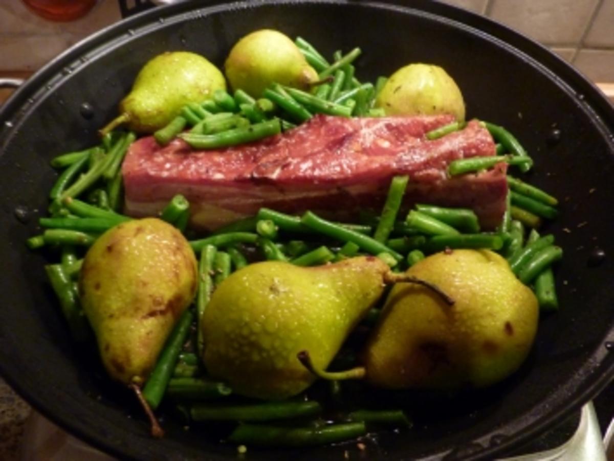 Salate: Birnen-Bohnen und Speck-Salat - Rezept - Bild Nr. 3