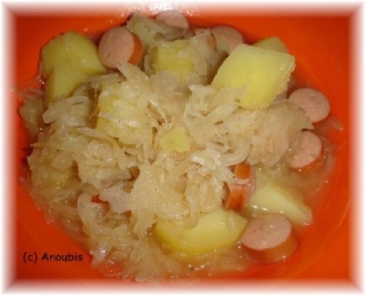 Suppe/Eintopf - Schnelle Sauerkrautsuppe - Rezept Durch Anoubis
