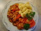 Cabanossi-Pfanne mit Paprika und Zwiebeln... in 20 Min. fertig.. ich habe das Rezept halbiert!!! - Rezept