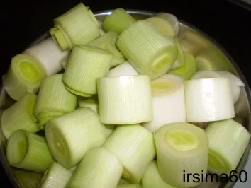 Lauchgemüse süß - sauer mit Fleischklößchen - Rezept - Bild Nr. 2