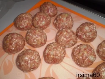 Lauchgemüse süß - sauer mit Fleischklößchen - Rezept - Bild Nr. 5