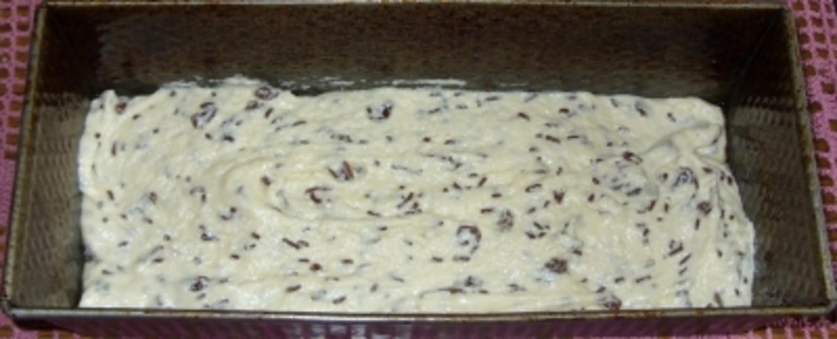 Kuchen - Bananen-Rosinen-Schokostreusel-Kuchen - Rezept - Bild Nr. 2
