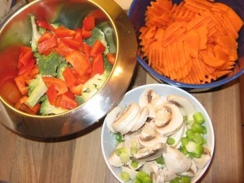 Rezept: Asiatische Puten Gemüse Pfanne aus dem Wok Bild Nr. 3 Asiatische Puten Gemüse Pfanne aus dem Wok - Rezept - Bild Nr. 3