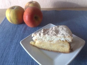 Apfelkuchen mit Kokosbaiser - Rezept - Bild Nr. 2