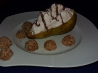 Beschwipste Birnensahnecreme mit Birnen-Nusskugeln - Rezept - Bild Nr. 6