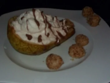 Beschwipste Birnensahnecreme mit Birnen-Nusskugeln - Rezept - Bild Nr. 7